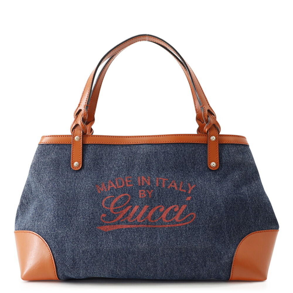 Gucci Tote Bag Craft Denim Canvas 348715 GUCCI Handbag